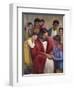 Christ and the Children of All Races-Vittorio Bianchini-Framed Giclee Print