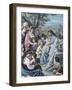 Christ and the Children-Bernhard Plockhorst-Framed Giclee Print