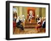 Christ and the Doctors (Oil on Canvas)-Diego Quispe Tito-Framed Giclee Print