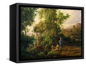 Christ and the Fishermen (The Calling of Saint Peter)-Karoly I Marko-Framed Stretched Canvas