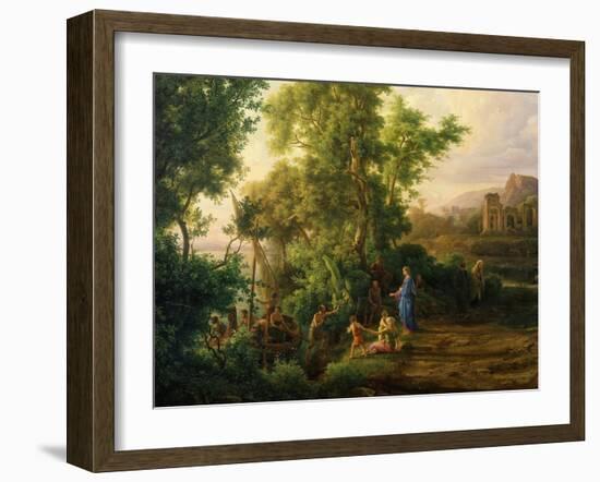 Christ and the Fishermen (The Calling of Saint Peter)-Karoly I Marko-Framed Giclee Print