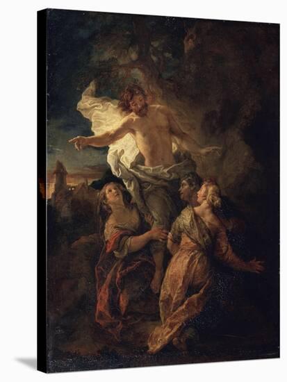 Christ and the Holy Women, Early 1680S-Charles de La Fosse-Stretched Canvas