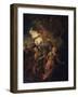 Christ and the Holy Women, Early 1680S-Charles de La Fosse-Framed Giclee Print