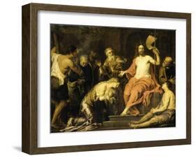 Christ and the Penitent Sinners-Gerard Seghers-Framed Art Print