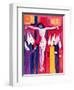 Christ and the Politicians, 2000-Laila Shawa-Framed Premium Giclee Print