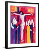 Christ and the Politicians, 2000-Laila Shawa-Framed Giclee Print