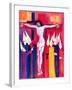 Christ and the Politicians, 2000-Laila Shawa-Framed Giclee Print