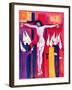 Christ and the Politicians, 2000-Laila Shawa-Framed Giclee Print