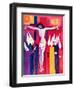 Christ and the Politicians, 2000-Laila Shawa-Framed Giclee Print