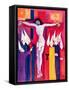 Christ and the Politicians, 2000-Laila Shawa-Framed Stretched Canvas