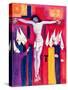 Christ and the Politicians, 2000-Laila Shawa-Stretched Canvas