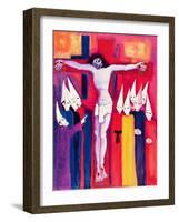 Christ and the Politicians, 2000-Laila Shawa-Framed Giclee Print