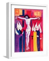 Christ and the Politicians, 2000-Laila Shawa-Framed Giclee Print