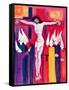 Christ and the Politicians, 2000-Laila Shawa-Framed Stretched Canvas