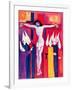 Christ and the Politicians, 2000-Laila Shawa-Framed Giclee Print