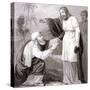 Christ and the Rich Man with the Dying Son, C1810-C1844-Henry Corbould-Stretched Canvas