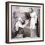 Christ and the Rich Man with the Dying Son, C1810-C1844-Henry Corbould-Framed Giclee Print