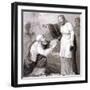 Christ and the Rich Man with the Dying Son, C1810-C1844-Henry Corbould-Framed Giclee Print
