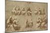 Christ and the Saints in Glory (Study for the Disputa)-Raphael-Mounted Giclee Print
