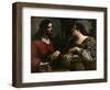 Christ and the Samaritan Woman at Jacob's Well-Guercino-Framed Giclee Print
