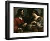 Christ and the Samaritan Woman at Jacob's Well-Guercino-Framed Giclee Print