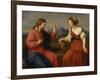 Christ and the Samaritan Woman at the Well, 1796-Angelica Kauffmann-Framed Giclee Print