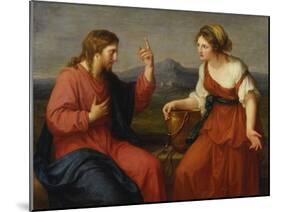 Christ and the Samaritan Woman at the Well, 1796-Angelica Kauffmann-Mounted Giclee Print