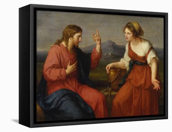 Christ and the Samaritan Woman at the Well, 1796-Angelica Kauffmann-Framed Stretched Canvas
