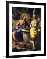 Christ and the Samaritan Woman at the Well, C. 1697-Luca Giordano-Framed Giclee Print