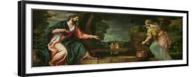 Christ and the Samaritan Woman at the Well, circa 1580-Paolo Veronese-Framed Giclee Print