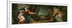 Christ and the Samaritan Woman at the Well, circa 1580-Paolo Veronese-Framed Giclee Print