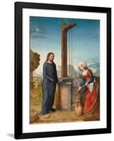 Christ and the Samaritan Woman at the Well-Johann von Flandern-Framed Giclee Print