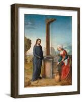 Christ and the Samaritan Woman at the Well-Johann von Flandern-Framed Giclee Print