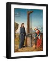 Christ and the Samaritan Woman at the Well-Johann von Flandern-Framed Giclee Print