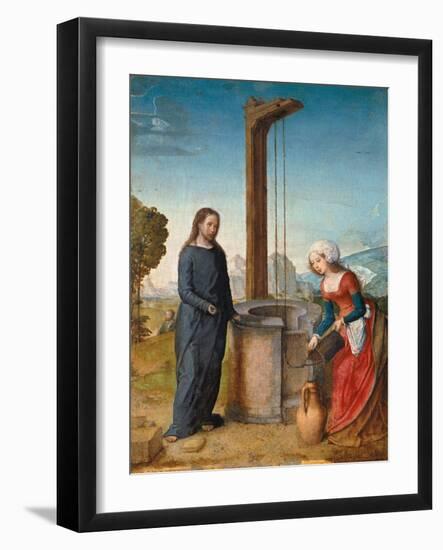 Christ and the Samaritan Woman at the Well-Johann von Flandern-Framed Giclee Print