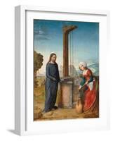 Christ and the Samaritan Woman at the Well-Johann von Flandern-Framed Giclee Print