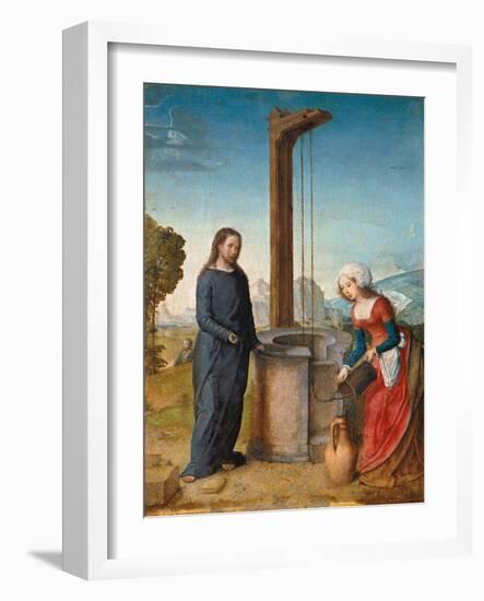 Christ and the Samaritan Woman at the Well-Johann von Flandern-Framed Giclee Print