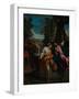 Christ and the Samaritan Woman, Ca 1595-Annibale Carracci-Framed Giclee Print