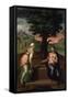 Christ and the Samaritan Woman-Marcello Venusti-Framed Stretched Canvas