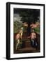 Christ and the Samaritan Woman-Marcello Venusti-Framed Giclee Print