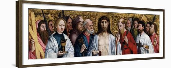 Christ and the Twelve Apostles, Second Half of 15th Century-null-Framed Premium Giclee Print