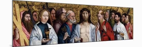 Christ and the Twelve Apostles, Second Half of 15th Century-null-Mounted Premium Giclee Print