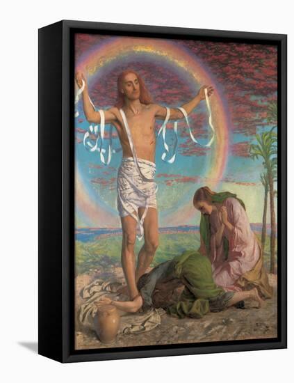 Christ and the Two Marys-William Holman Hunt-Framed Stretched Canvas