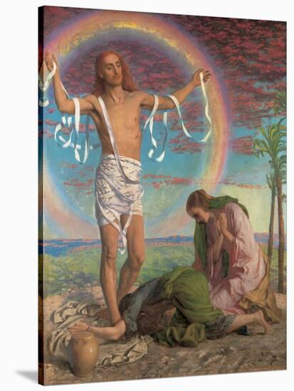 Christ and the Two Marys-William Holman Hunt-Stretched Canvas