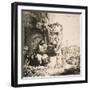 Christ and the Woman of Samaria, 1634-null-Framed Giclee Print