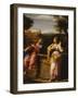 Christ and the Woman of Samaria at the Well-Francesco Albani-Framed Giclee Print