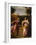 Christ and the Woman of Samaria at the Well-Francesco Albani-Framed Giclee Print