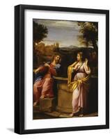 Christ and the Woman of Samaria at the Well-Francesco Albani-Framed Giclee Print