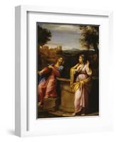 Christ and the Woman of Samaria at the Well-Francesco Albani-Framed Giclee Print