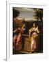 Christ and the Woman of Samaria at the Well-Francesco Albani-Framed Giclee Print